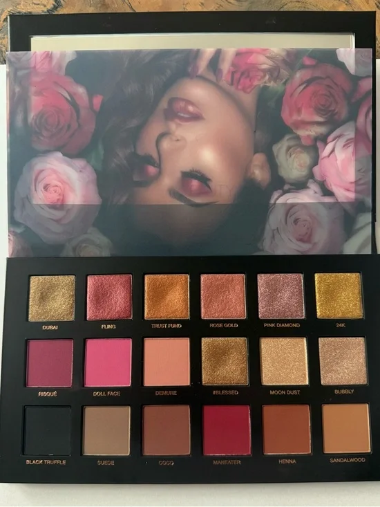 HUDA BEAUTY Rose Gold Palette (REMASTERED) New/Perfect - Picture 2 of 5